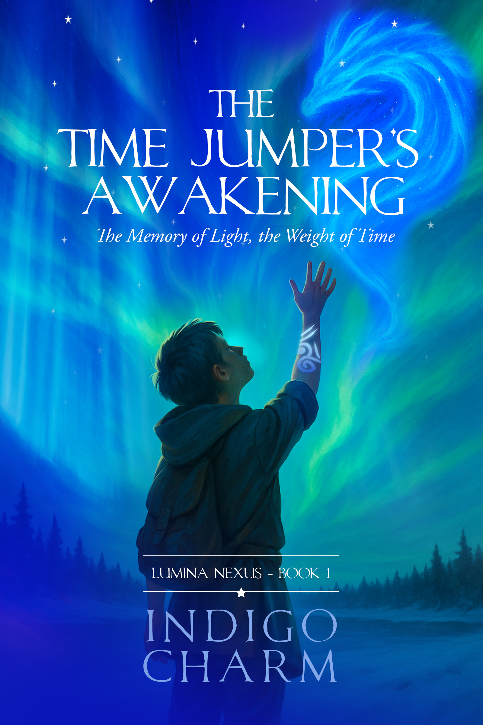 The Time Jumper's Awakening book cover by Indigo Charm